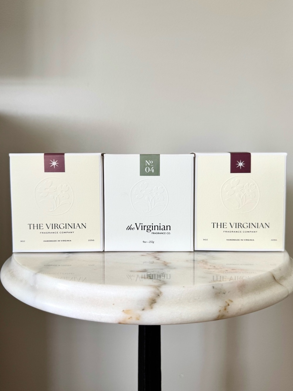 NWT, Set of 3, Luxury, Virginia, Boutique, Candles